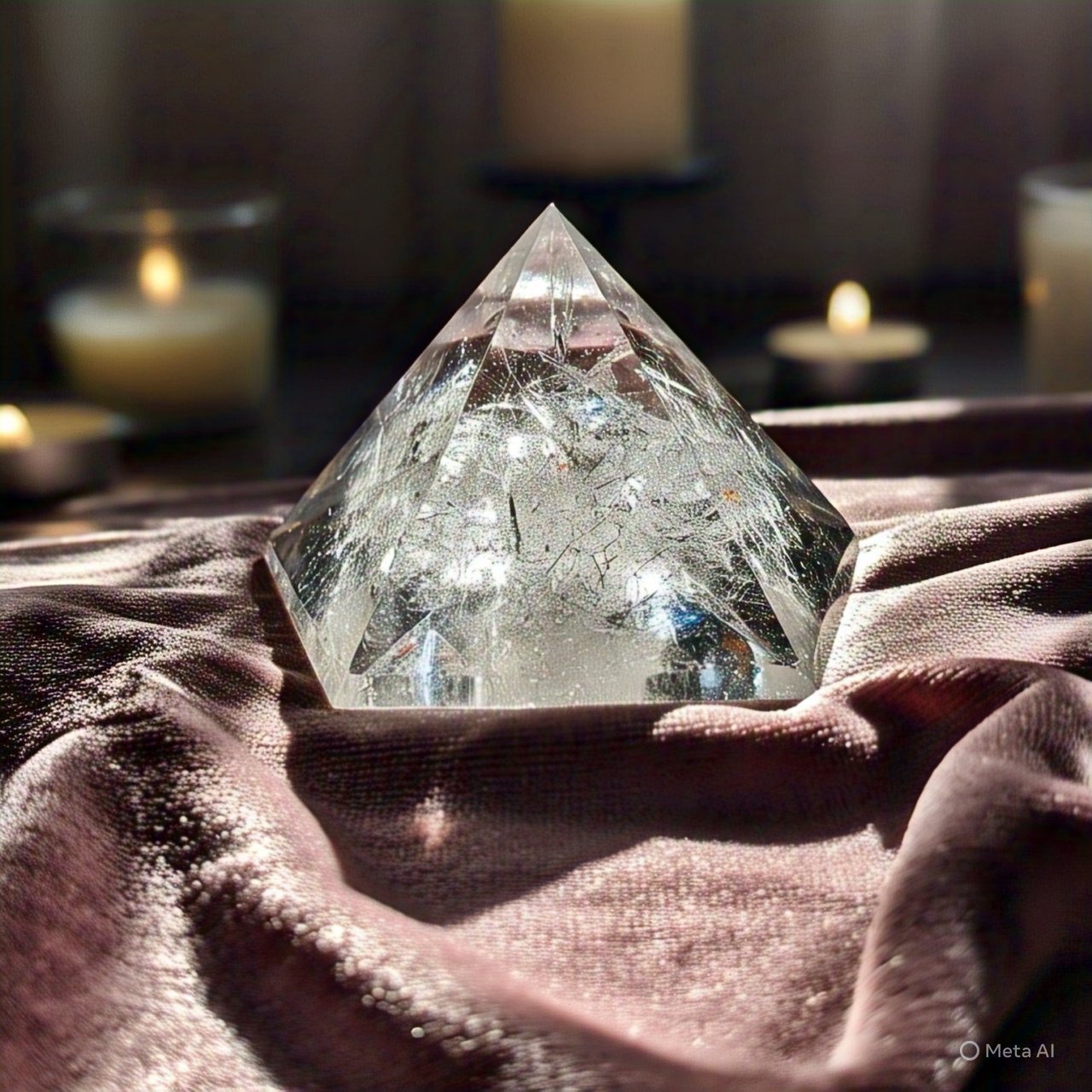 Clear Quartz Pyramid thumbnail 1